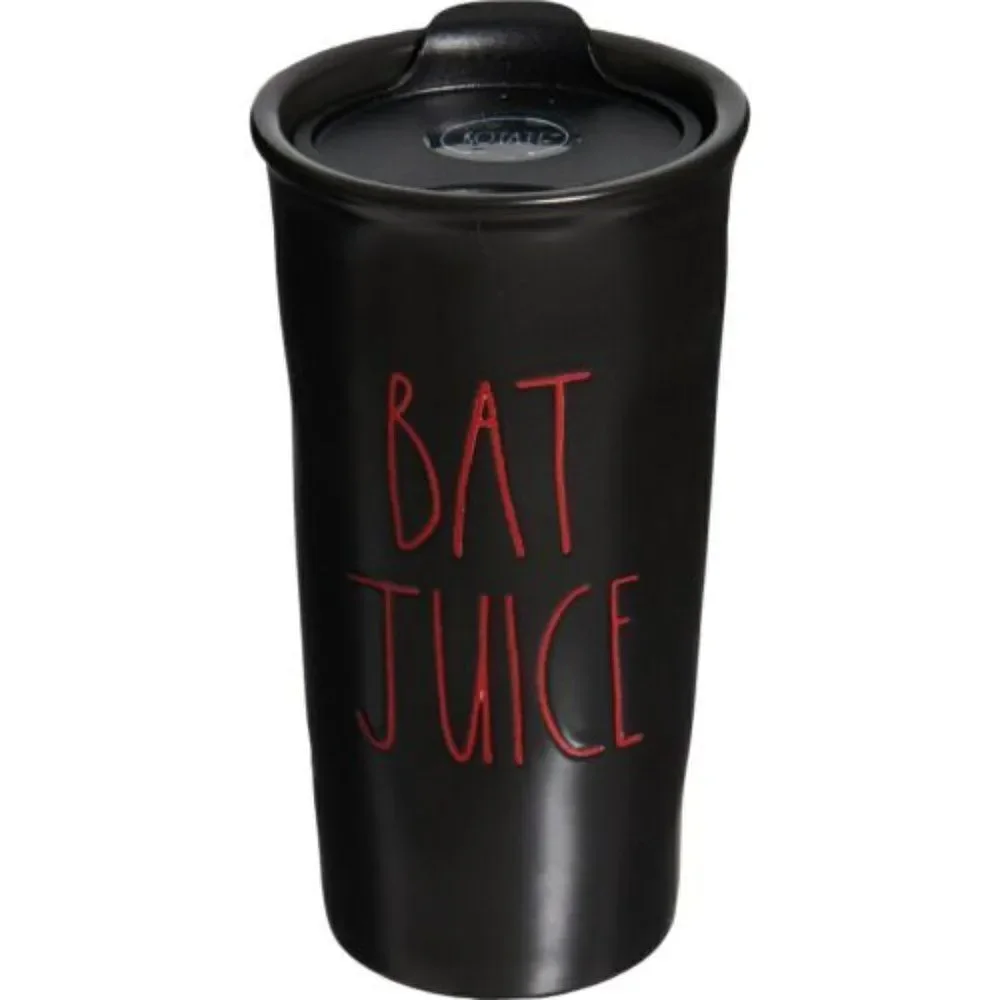 RAE DUNN Bat Juice Travel Mug